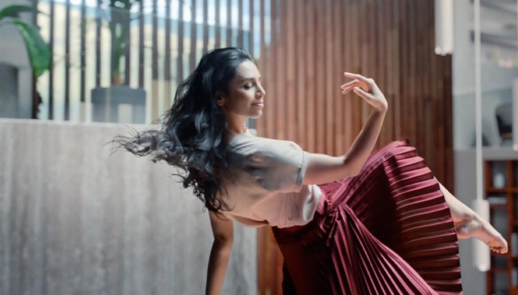 Un dettaglio della campagna Daikin Emura