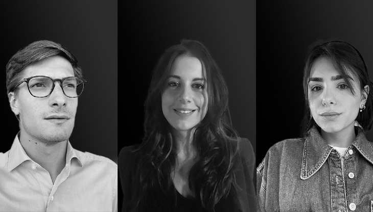 Da sinistra: Pietro Giuliani, Carlotta Giora e Federica Ferraro