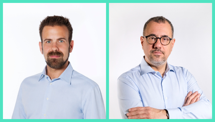 Amedeo Guffanti, Managing Director di Jakala, e Michele Marzan, Country Director Italia di Scibids