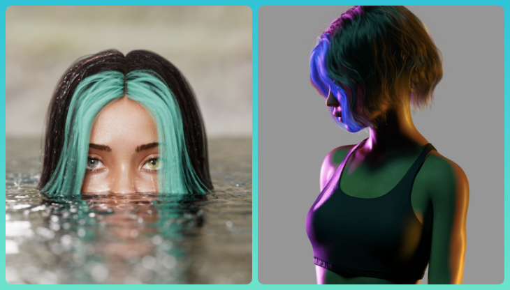 Due immagini di Zaira