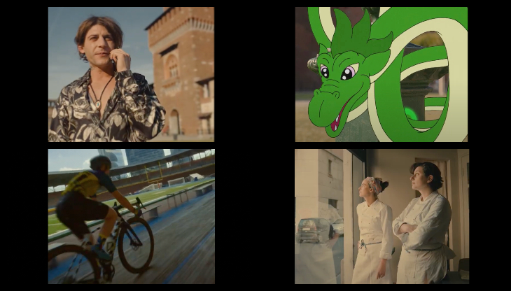 Alcune scene del video "Based in Milano" di YesMilano