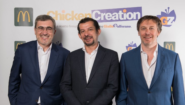 Da sinistra: Andrea Santagata, Dario Baroni, Davide Mondo