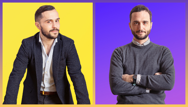 Da sinistra, Francesco Ghigliotti e Giulio Stocco di Magilla 
