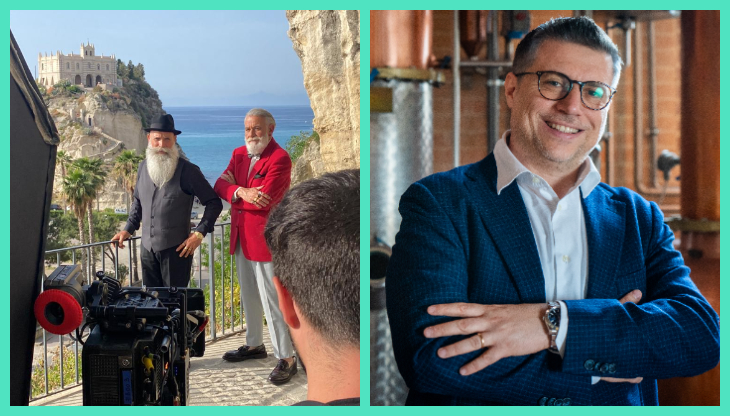 Il backstage dello spot di Amaro del Capo e un ritratto di Nuccio Caffo 
