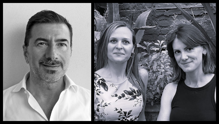 Da sinistra: Alessio Carli, Ceo di McCann Health, e le responsabili di Gamed Chiara Corti e Alessandra Battezzati