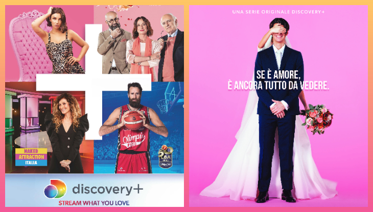 Alcuni soggetti della campagna pubblicitaria di discovery+