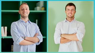 I founder di Skip Group: da sinistra, Marco Iacobellis ed Emiliano Messeni