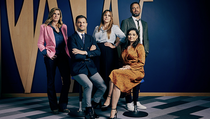 Paola Pattano, Massimo Di Gennaro, Ana Hajman, Antonella La Carpia e Dario Caiazzo (ph. Ilaria Magliocchetti Lombi 2022)