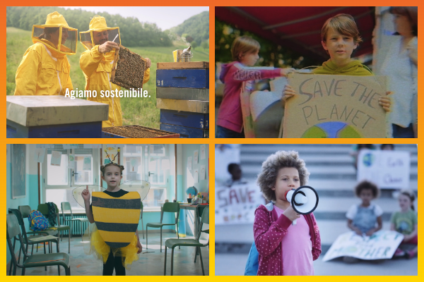 Alcune immagini dallo spot tv Mielizia