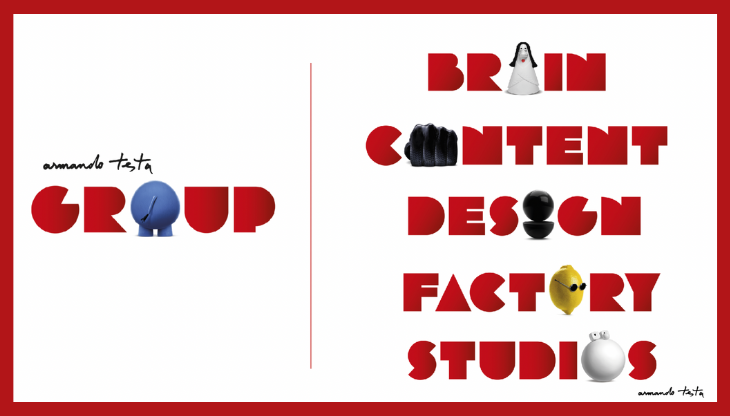 Il nuovo logo del Gruppo Armando Testa e le sue 5 nuove unit