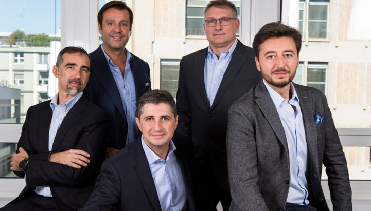Il team di Blacksheep: Sandro Moretti, Antonio Achille, Marco Caradonna, Giovanni Strocchi, Umberto Bottesini