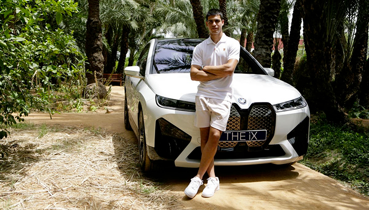 Dal 2022 Alcaraz è brand ambassador di BMW