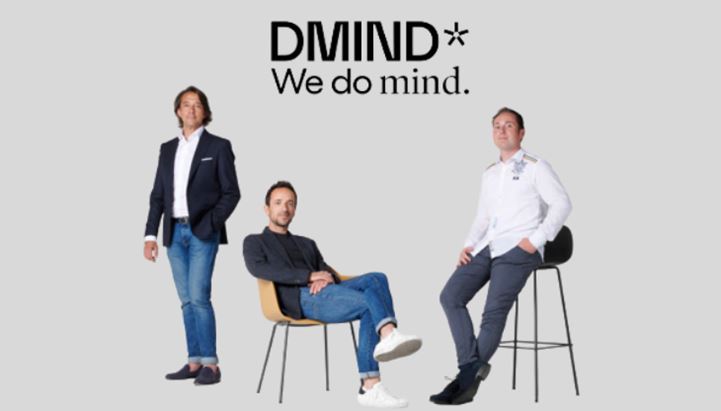 I fondatori di DMind: Daniele Lombardo, Andrea Caminiti e Stefano Bracco