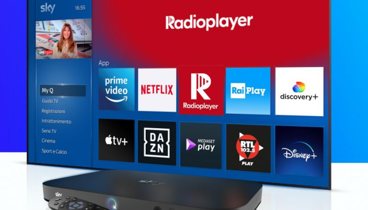 Radioplayer, l'app che riunisce le radio italiane disponibile su SkyQ.png