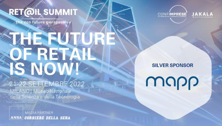 Ret@il Summit, Mapp è silver sponsor della sesta edizione dell'evento.png