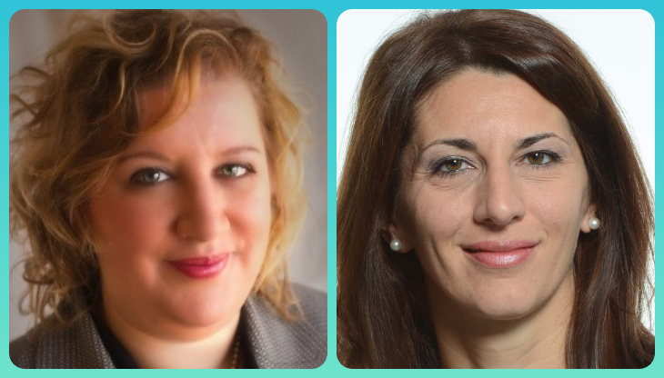 Da sinistra: Nadia Domenicale e Francesca Pistone 