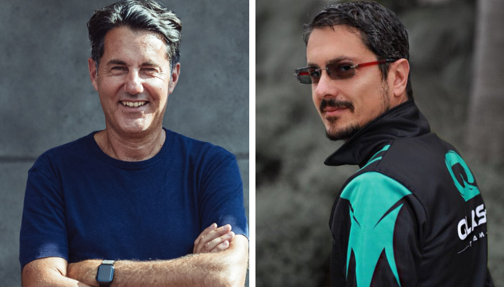 Da sinistra: Riccardo Donadon, fondatore di H-Farm, e Luca Pagano, cofondatore e AD di Qlash