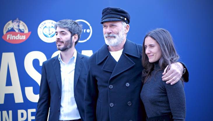 Manuel Rubini di Findus e Ilaria Squicciarini di Ogyre insieme a Capitan Findus