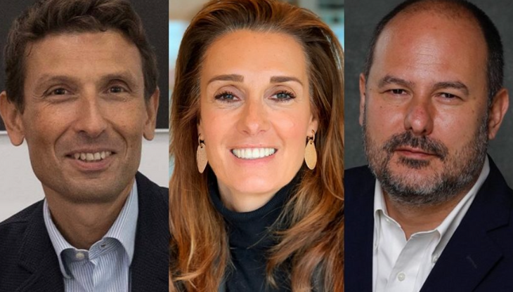 Da sinistra: Jaime Ondarza, Georgette Schlick e Andrea Scrosati