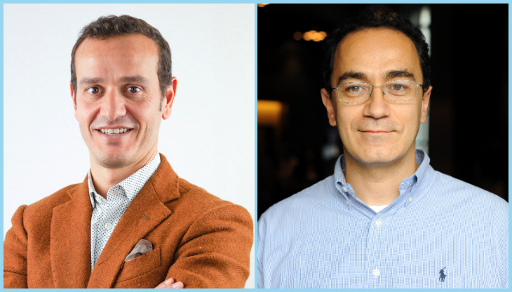 Da sinistra, Davide Raimondi di DbShaper e Franco Milazzo di The Newco