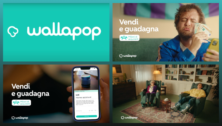 Alcune immagini dai nuovi spot Wallapop