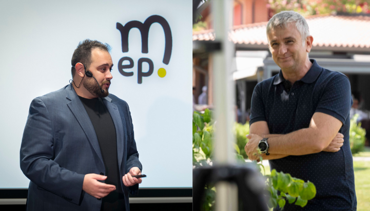 In foto, a sinistra Lorenzo Visci, CEO di MEP; a destra, Oreste D'Ambrosio amministratore delegato di Build Lenders