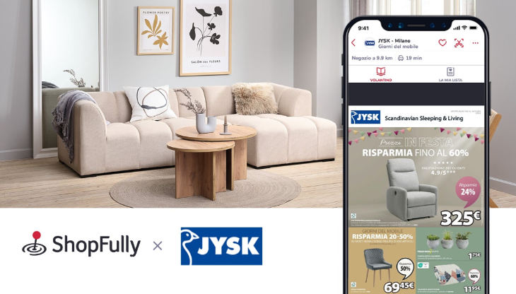 Drive to store: ShopFully e Jysk insieme per spingere gli acquisti in negozio attraverso il digitale 