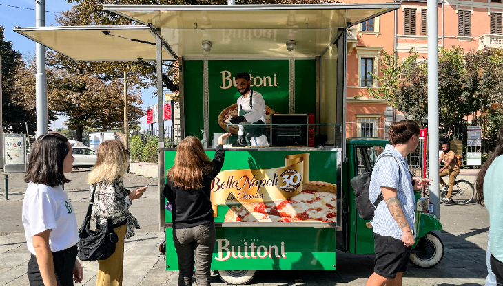 Industree porta in tour la pizza Buitoni “Bella Napoli La Classica” 