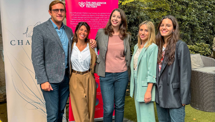 Da sinistra: Enrico Quaroni, Antonella D'Apolito, Nicla Bartoli, Daniela Campagna, Marsella Dondi