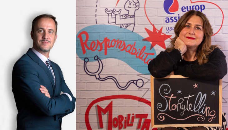 Alessio Romero (Incubeta) e Chiara Giglio (Europ Assistance Italia)