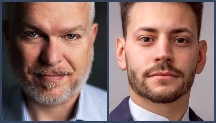 Da sinistra, Duccio Lunari di Nucleus e Davide Rampinelli di Prénatal