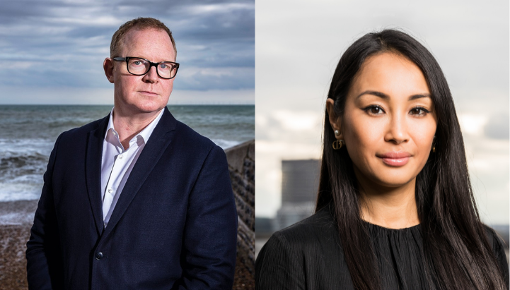 Alex Hole, Vicepresidente e General Manager di Samsung Electronics Europe, e Minai Bui, Director, Product Marketing di Samsung Ads