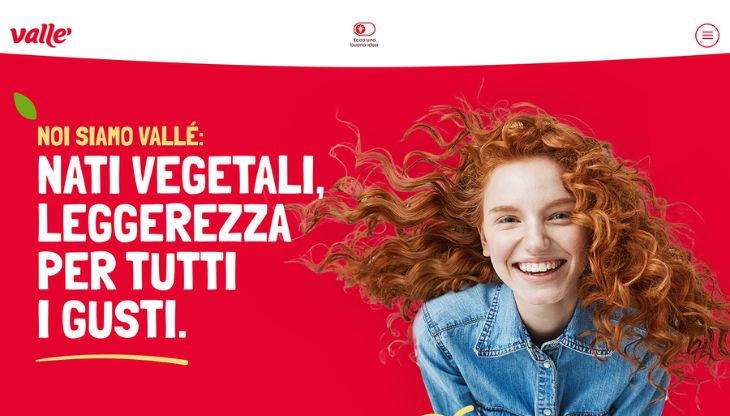 Un visual der sito internet Vallé