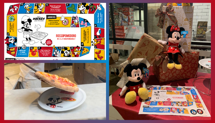 Alcune immagini dalla presentazione della partnership Rossopomodoro - Disney