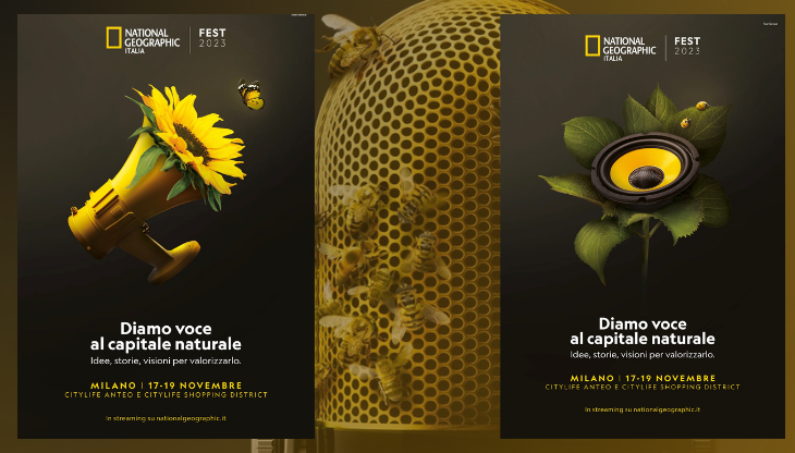 I tre soggetti della campagna National Geographic