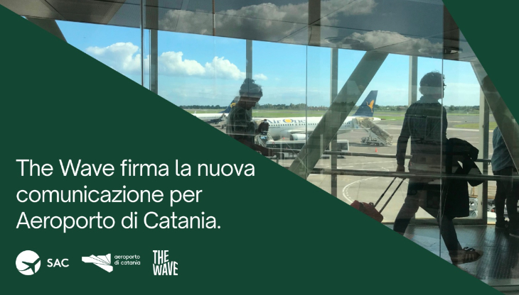 The Wave è stata scelta per il rinnovare la brand identity dell'Aeroporto di Catania