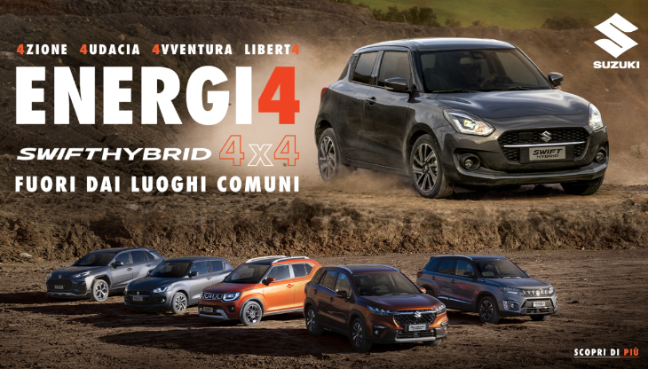 Suzuki va in comunicazione con “Fuori dai luoghi comuni”. Firma Clicking Adv 