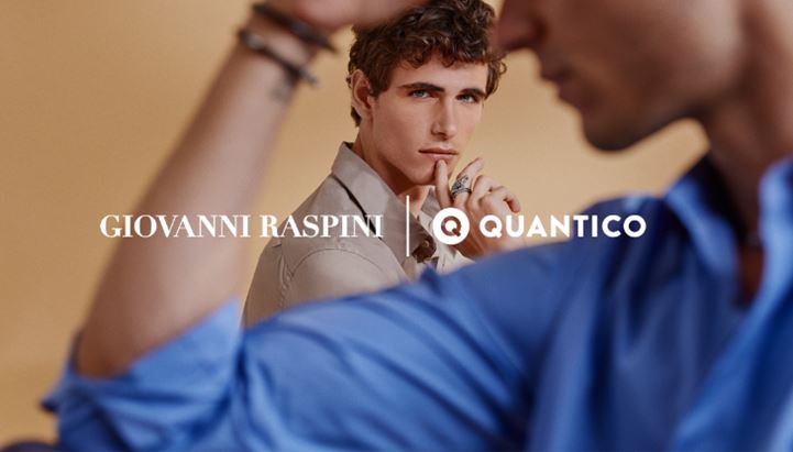 Giovanni Raspini sceglie Quantico per il lancio della nuova campagna uomo