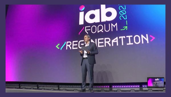 Mario Calabresi sul palco di IAB Forum 2023