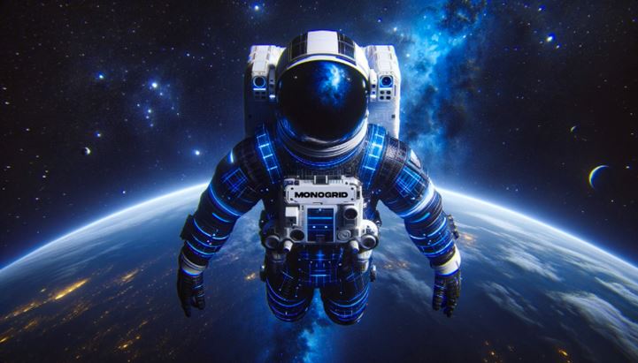 L'immagine creata da Monogrid per celebrare le buone performance economiche