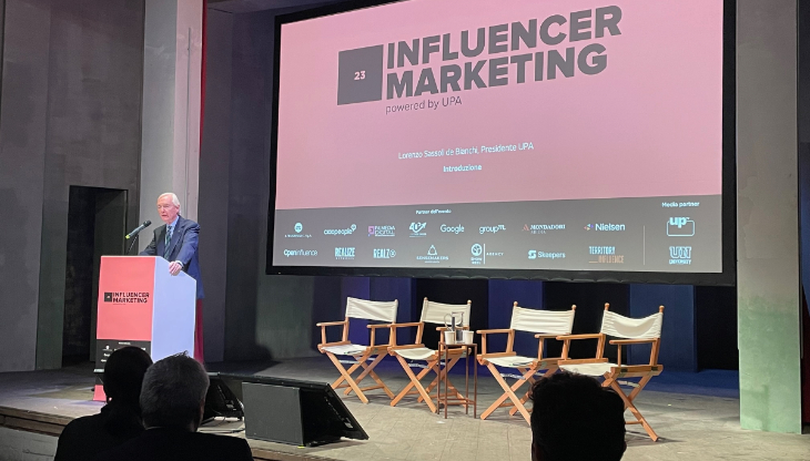 Il Presidente UPA Lorenzo Sassoli de Bianchi apre la terza edizione dell'evento dedicato all'influencer marketing