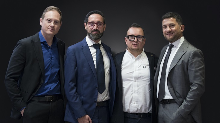 Francesco Chiappini, Luigi Sciolti, Massimo Fattoretto e Riccardo Rodella