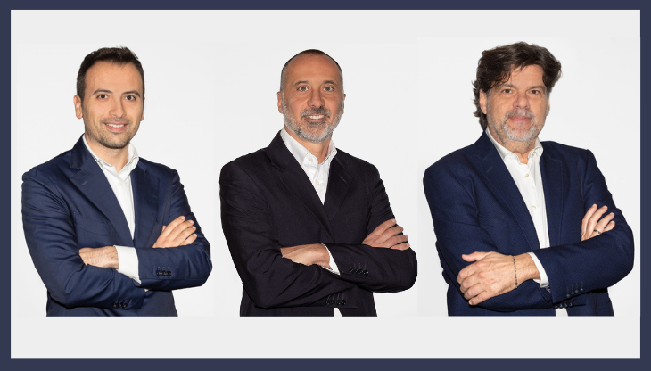 Da sinistra: Stefano Sargenti, Tommaso Carboni e Donato Orlando