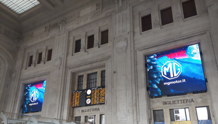 DOOH nella stazione di Milano Centrale