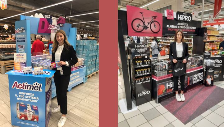 BBoard Com vince la gara per la gestione hostess 2024 del brand Danone 