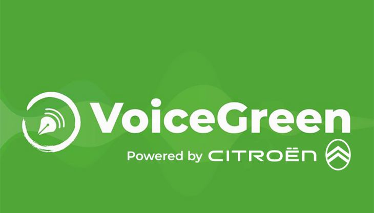 VoiceGreen il nuovo prodotto audio di Podcastory e Citröen