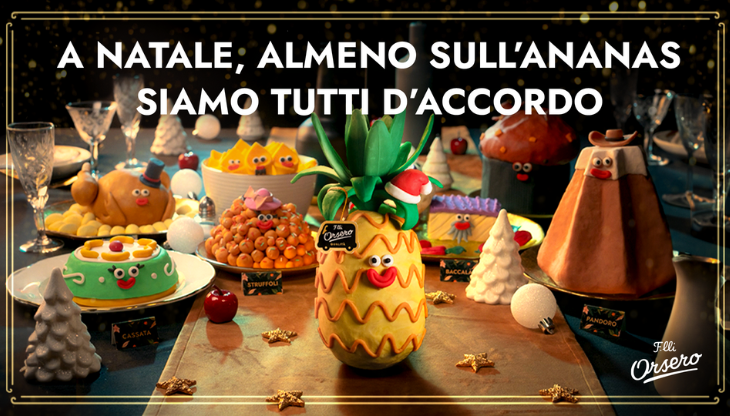 A Natale è l'ananas che unisce