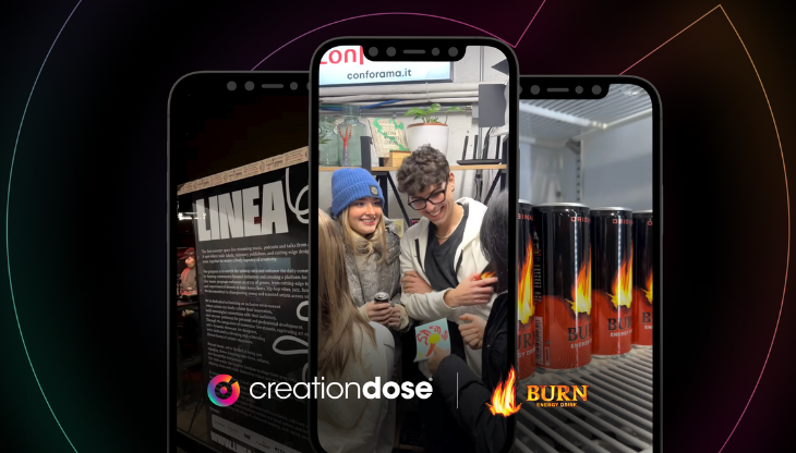 Burn Energy conferma CreationDose per la campagna di Influencer Marketing durante la Milano Music Week 
