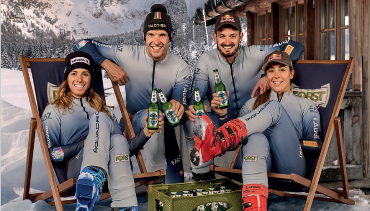 Birra Forst e FISI pubblicità da medaglia d’oro. Firma Dilemma 