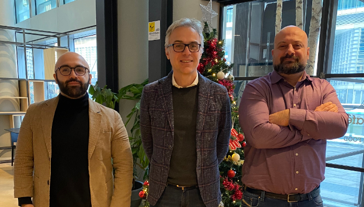 Da sinistra Marco Ianni, Alberto Rossi e Andrea Capurso